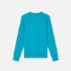 Sudadera de jersey de algodón estampada y adornada Sudadera de jersey de algodón estampada y adornada