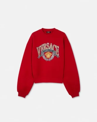 Sudadera Medusa Varsity con cristales