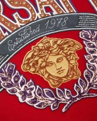 Sudadera Medusa Varsity con cristales