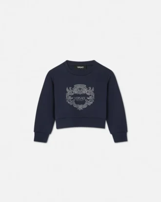 Sudadera Versace Milano Kids con purpurina