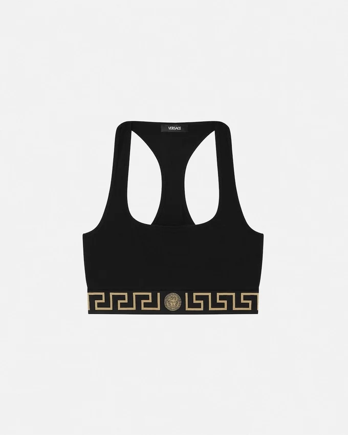 Sujetador bralette de algodón jersey con escote redondo Sujetador bralette de algodón jersey con escote redondo