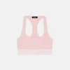 Sujetador bralette de algodón jersey con escote redondo Sujetador bralette de algodón jersey con escote redondo