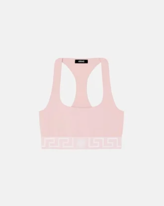 Sujetador bralette de algodón jersey con escote redondo
