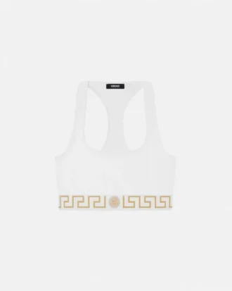 Sujetador bralette de algodón jersey con escote redondo