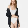 Sujetador bralette de algodón jersey con escote redondo Sujetador bralette de algodón jersey con escote redondo