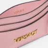Tarjetero de piel con etiqueta Versace Tarjetero de piel con etiqueta Versace