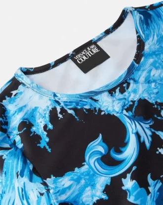 Top corto estampado