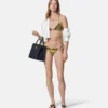Top de bikini estampado de mezcla de nailon Top de bikini estampado de mezcla de nailon