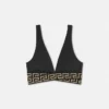 Top de bikini triangular jacquard Top de bikini triangular jacquard