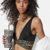 Top de bikini triangular jacquard Top de bikini triangular jacquard