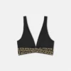 Top de bikini triangular jacquard Top de bikini triangular jacquard