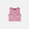 Top de punto crochet Boxy Top de punto crochet Boxy