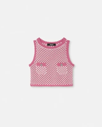 Top de punto crochet Boxy