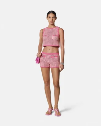 Top de punto crochet Boxy