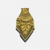 Top foulard estampado con cubierta