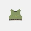 Top infantil estampado de jersey de algodón elástico