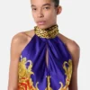 Top Lavallière de Barocco Silk Cheetah Top Lavallière de Barocco Silk Cheetah