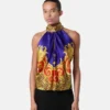 Top Lavallière de Barocco Silk Cheetah Top Lavallière de Barocco Silk Cheetah