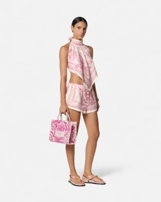 Top tipo foulard para cubrirse Underwater Barocco