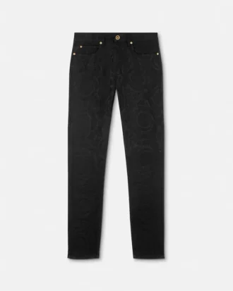 Vaqueros ajustados Jacquard