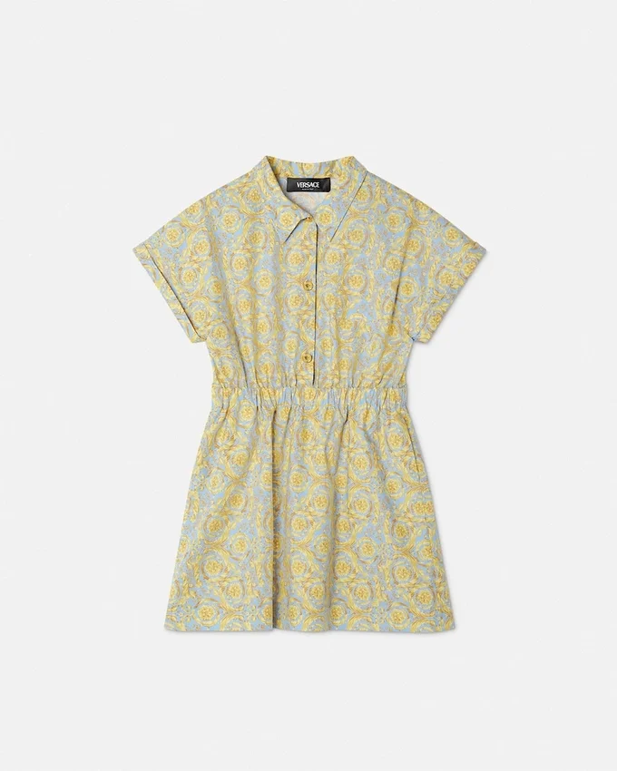 Vestido camisero Barocco Allover Kids Vestido camisero Barocco Allover Kids