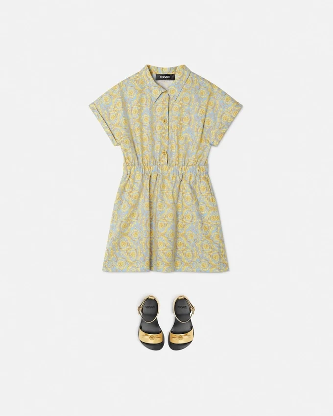 Vestido camisero Barocco Allover Kids Vestido camisero Barocco Allover Kids
