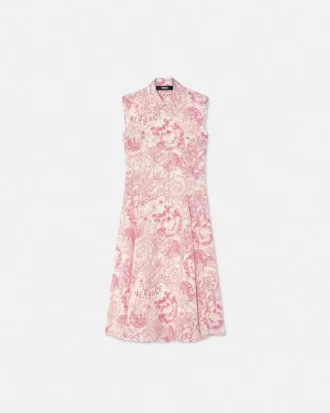 Vestido camisero midi fluido Barocco Underwater