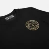 Vestido camiseta con emblema en V Vestido camiseta con emblema en V
