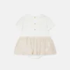Vestido camiseta de algodón estampado para niña Vestido camiseta de algodón estampado para niña