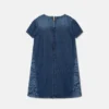 Vestido de mezclilla con láser para niñas Vestido de mezclilla con láser para niñas