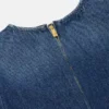 Vestido de mezclilla con láser para niñas Vestido de mezclilla con láser para niñas