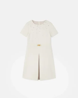 Vestido infantil con adornos Milano-Stitch