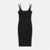 Vestido midi con hebillas barrocas Vestido midi con hebillas barrocas