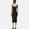 Vestido midi con hebillas barrocas Vestido midi con hebillas barrocas