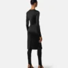 Vestido midi de jersey de viscosa Vestido midi de jersey de viscosa