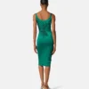 Vestido midi de jersey de viscosa