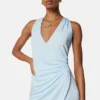 Vestido midi de jersey de viscosa Vestido midi de jersey de viscosa