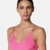 Vestido midi de punto de viscosa
