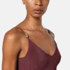 Vestido midi de punto de viscosa