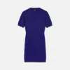 Vestido midi de punto jacquard con estampado integral