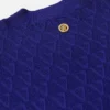 Vestido midi de punto jacquard con estampado integral