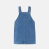 Vestido mono de denim para niña Vestido mono de denim para niña