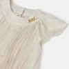 Vestido plisado de sarga estampado para niña Vestido plisado de sarga estampado para niña