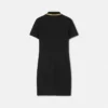 Vestido polo midi con emblema en V