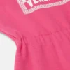 Vestido sudadera de jersey de algodón estampado para niña Vestido sudadera de jersey de algodón estampado para niña