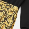 Vestido sudadera de sarga de jersey de algodón estampado para niña Vestido sudadera de sarga de jersey de algodón estampado para niña