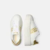 Zapatillas con plataforma bordadas La Greca Zapatillas con plataforma bordadas La Greca