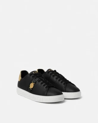 Zapatillas de cuero Greca Sneakers