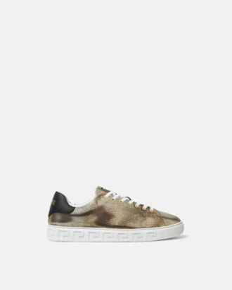 Zapatillas Greca con efecto lagarto