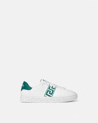 Zapatillas Greca de nylon bordadas